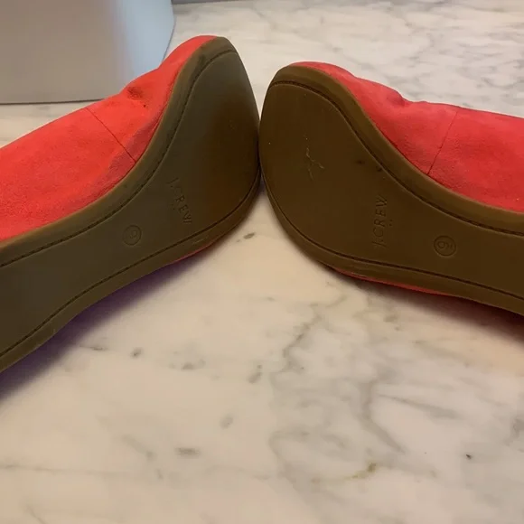 J Crew ballet flats melon color - Picture 3 of 5